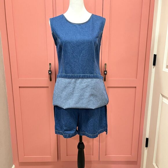 Vintage Just Class Denim Skort Dress Size Small - Picture 6 of 11